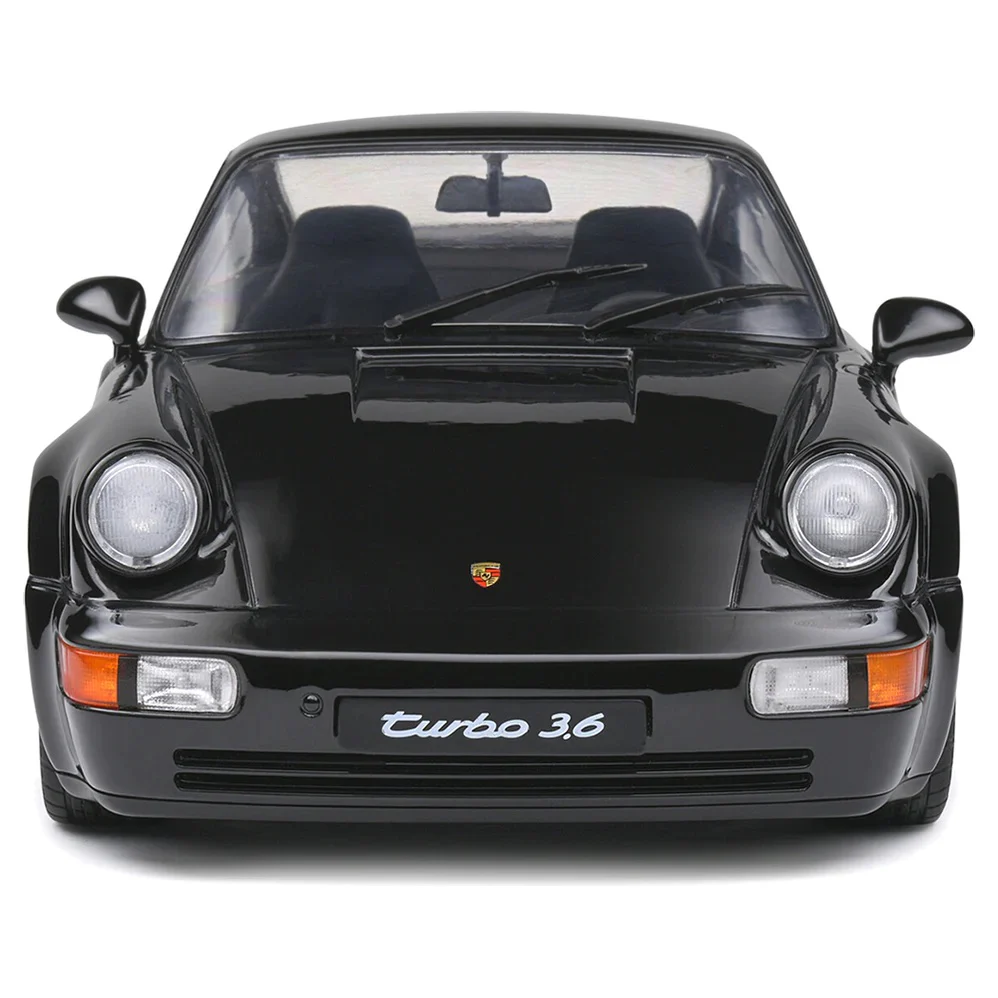 Solido 1993 Porsche 911 (964) Turbo 3.6 Black 1:18 - Image 4