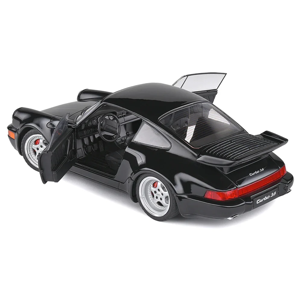 Solido 1993 Porsche 911 (964) Turbo 3.6 Black 1:18 - Image 5