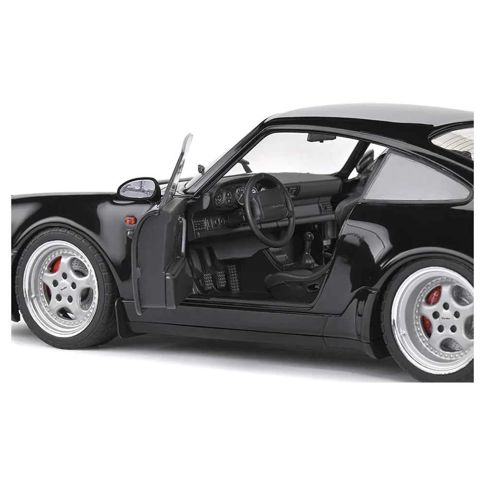 Solido 1993 Porsche 911 (964) Turbo 3.6 Black 1:18 - Image 6
