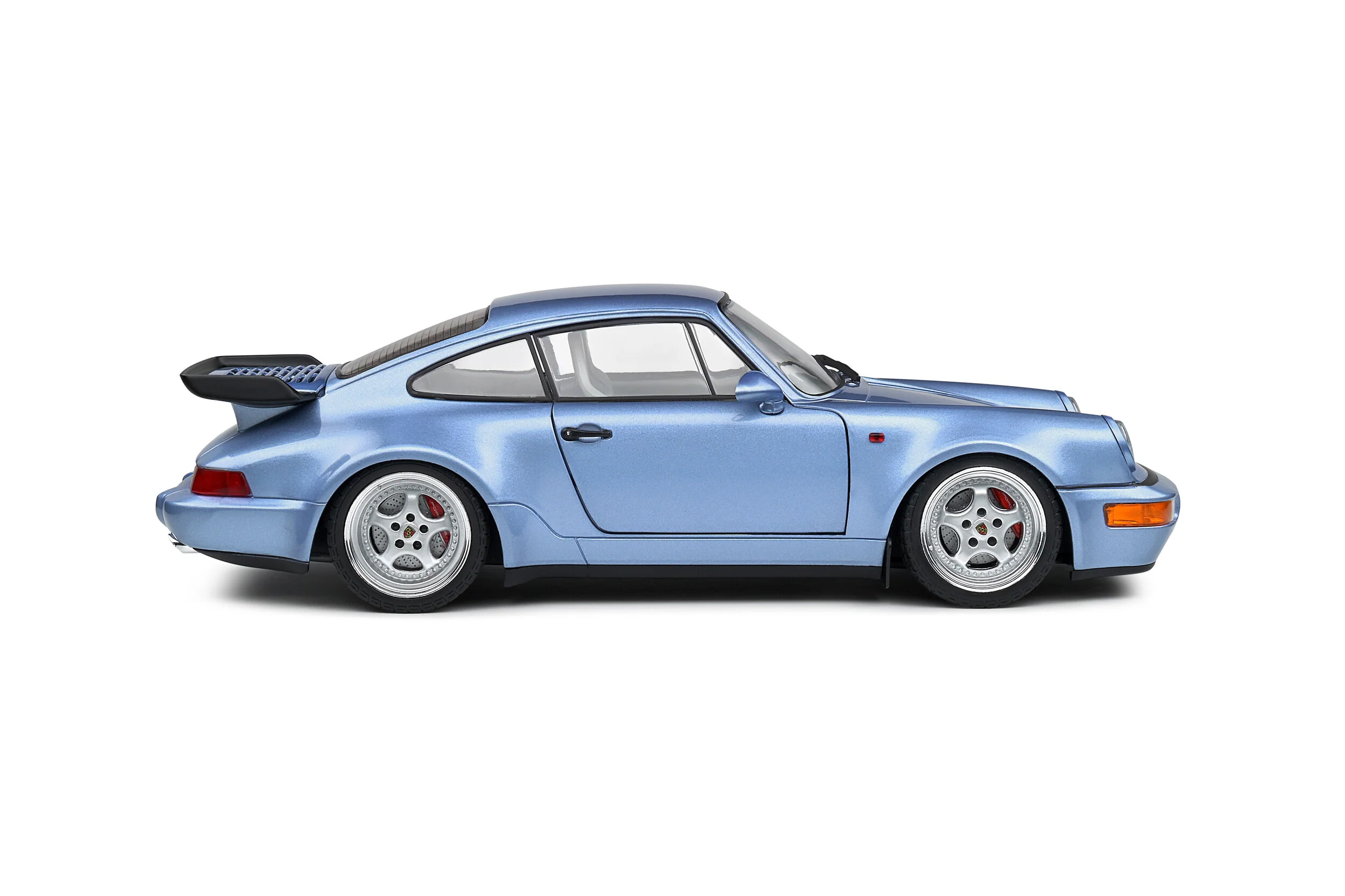 Solido 1990 Porsche 911 (964) Turbo Horizon Blue Metallic 1:18 - Image 5