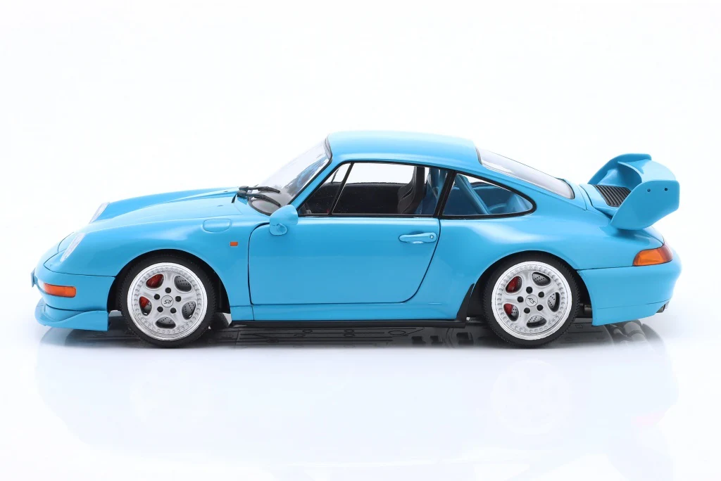Solido 1997 Porsche 911 (993) Clubsport Riviera Blue 1:18 - Image 3