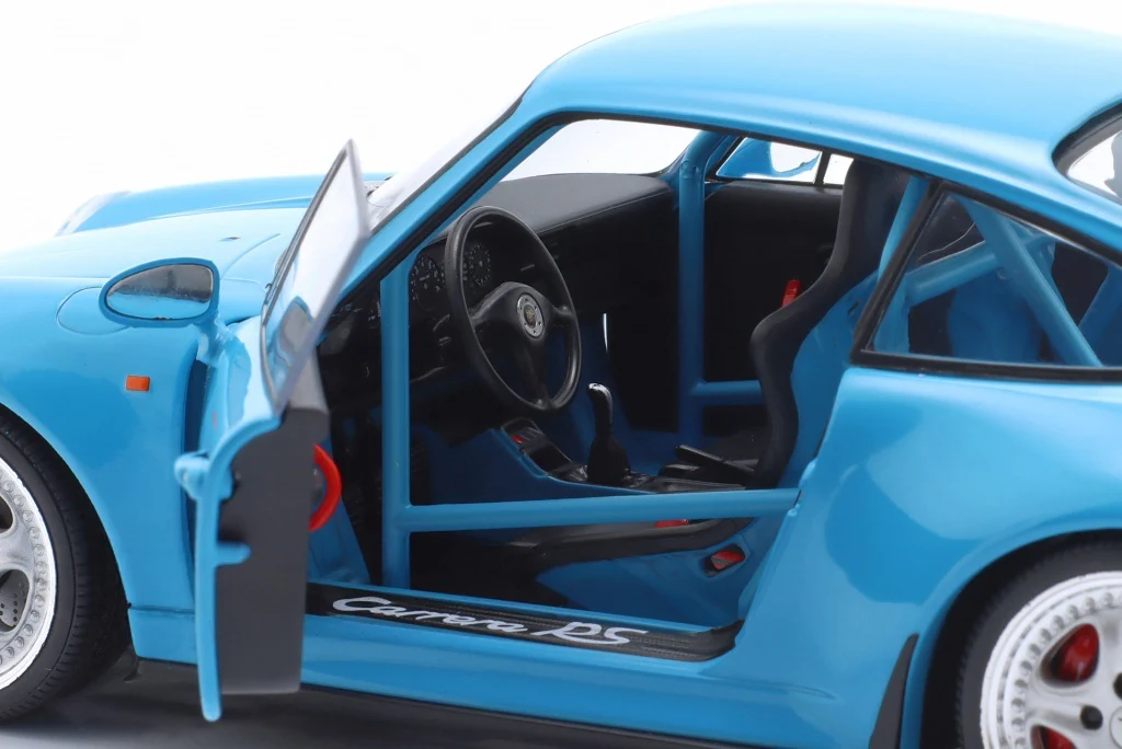 Solido 1997 Porsche 911 (993) Clubsport Riviera Blue 1:18 - Image 4