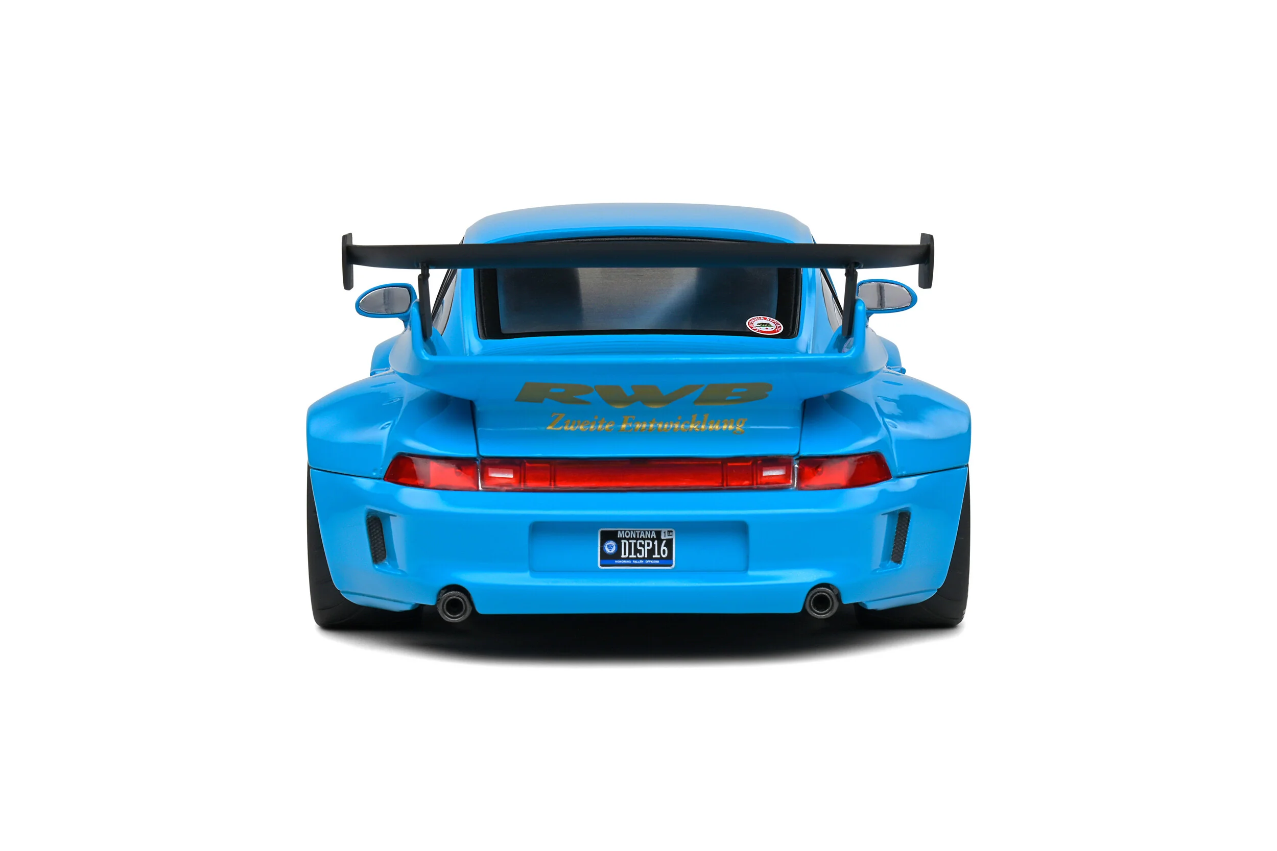 Solido 2018 Porsche 993 RWB Bodykit Shingen Blue 1:18 - Image 3