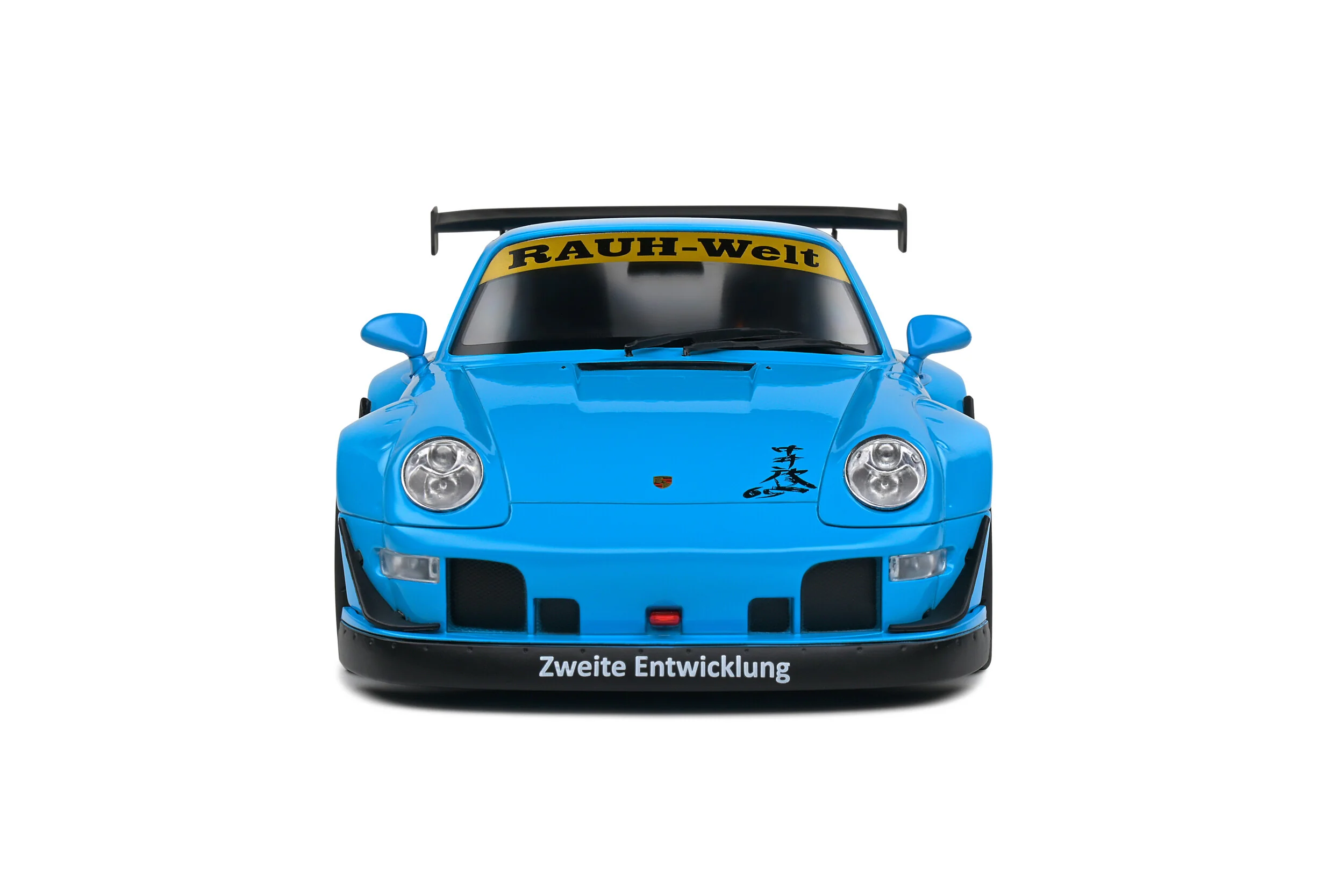 Solido 2018 Porsche 993 RWB Bodykit Shingen Blue 1:18 - Image 6