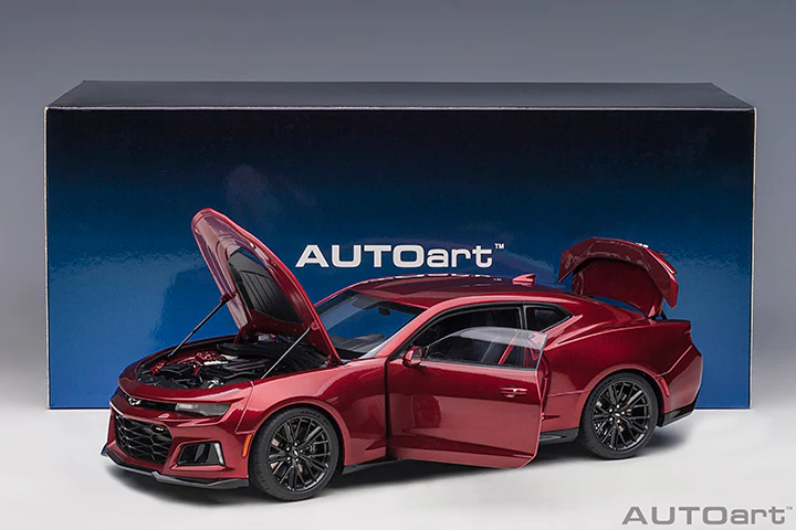 AUTOart 2017 Chevy Camaro ZL1 Garnet Red Tintcoat 1:18 - Image 18