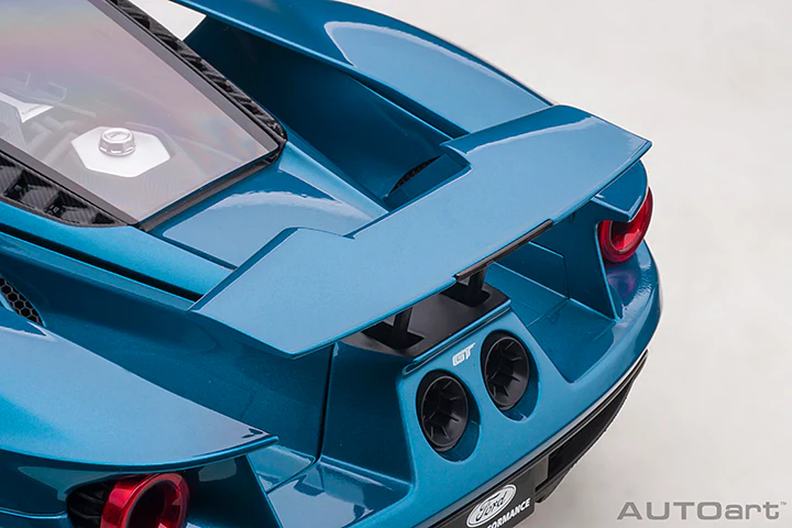 AUTOart 2017 Ford GT Liquid Blue 1:12 - Image 12