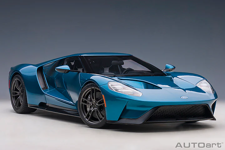 AUTOart 2017 Ford GT Liquid Blue 1:12 - Image 15
