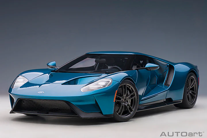 AUTOart 2017 Ford GT Liquid Blue 1:12 - Image 16
