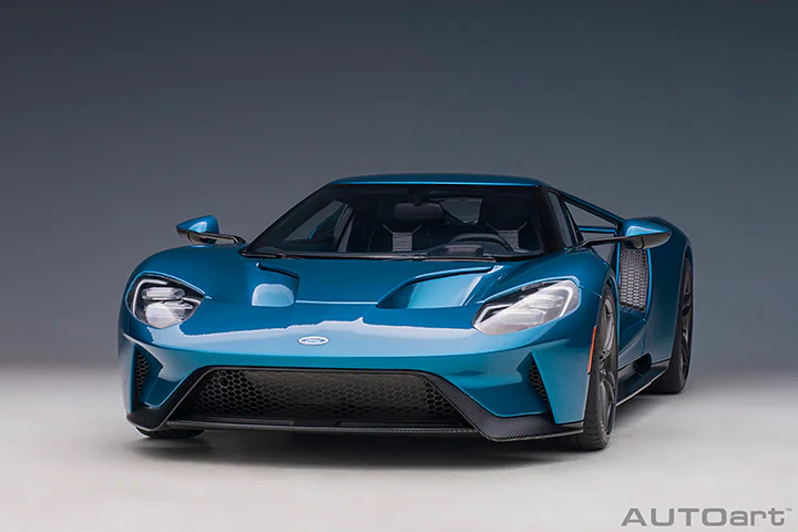 AUTOart 2017 Ford GT Liquid Blue 1:12 - Image 17