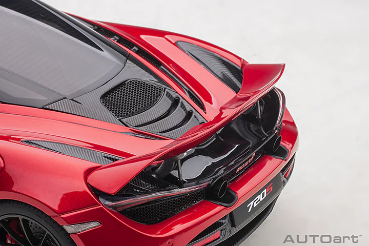 AUTOart 2017 Mclaren 720S Memphis Red Metallic 1:18 - Image 12