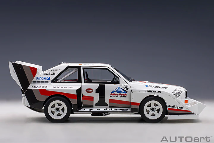 AUTOart Audi Quattro S1 Pikes Peak Winner 1987, W. Rohrl #1 1:18 - Image 4
