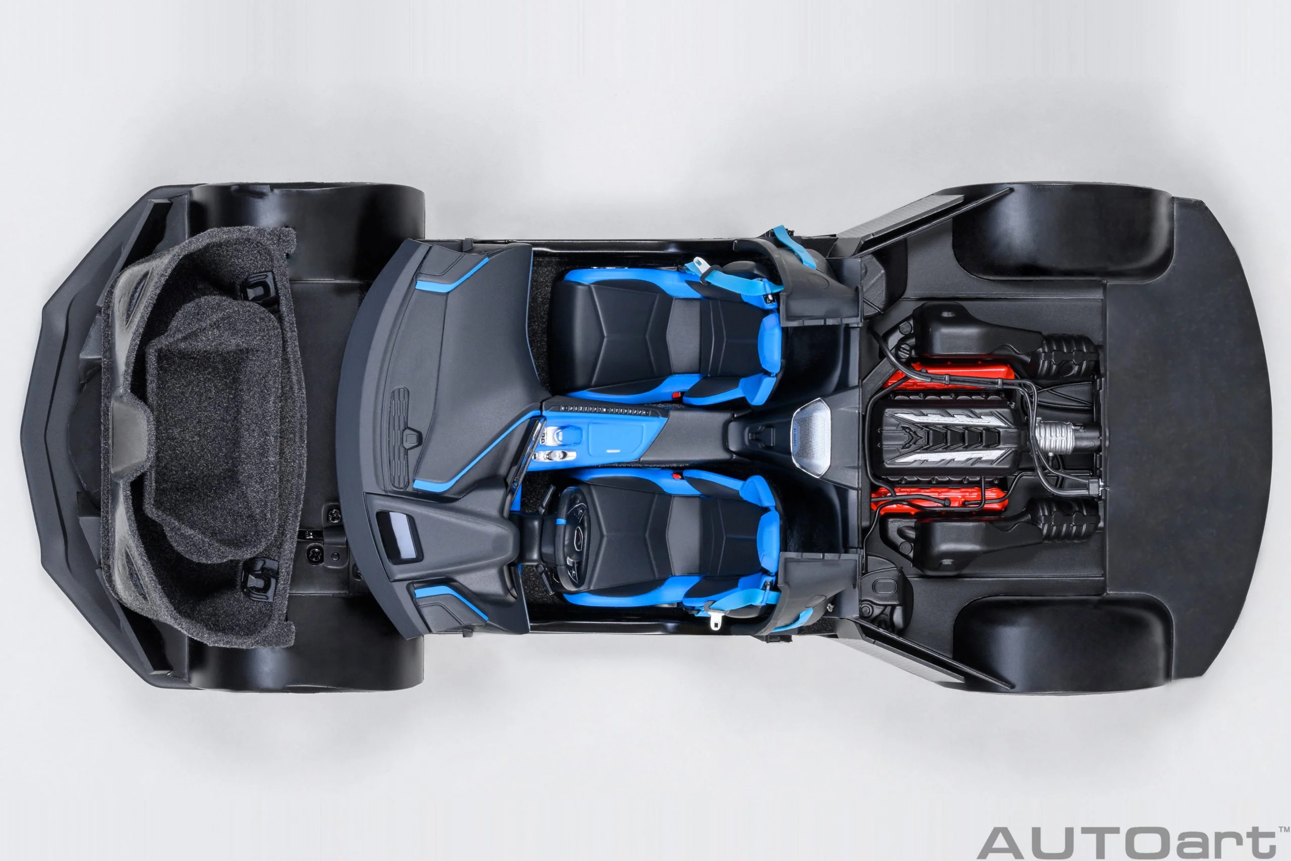 AUTOart 2020 Chevy Corvette C8 Z51 Ceramic Matrix Grey Metallic 1:18 - Image 16