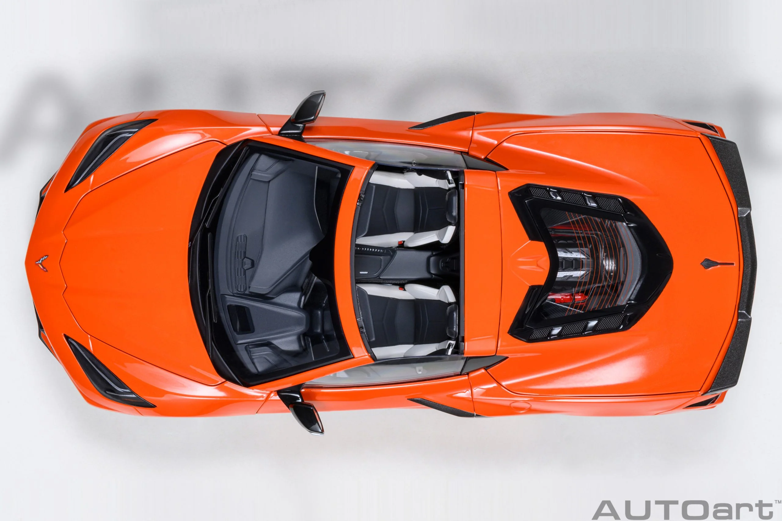 AUTOart Chevy Corvette C8 Z51 Sebring Orange 1:18 - Image 9