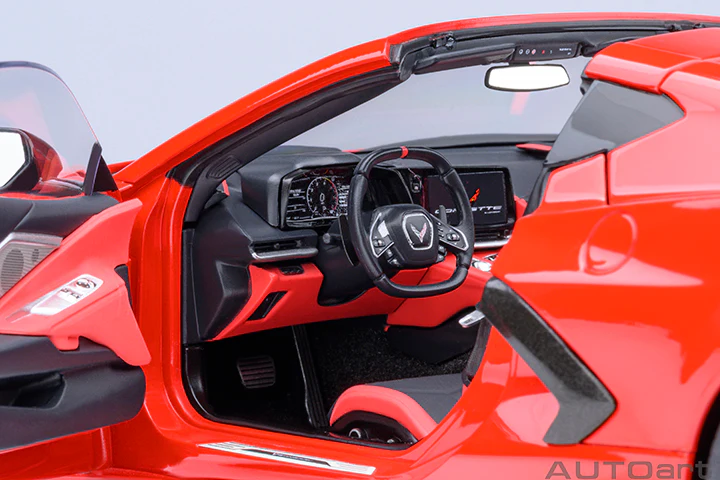 AUTOart Chevy Corvette C8 Z51 Torch Red 1:18 - Image 12