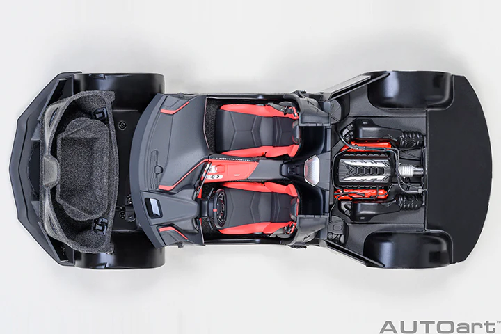 AUTOart Chevy Corvette C8 Z51 Torch Red 1:18 - Image 18