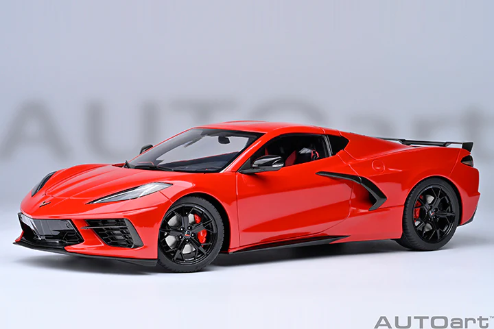AUTOart Chevy Corvette C8 Z51 Torch Red 1:18 - Image 3