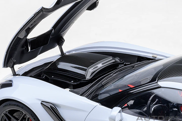 AUTOart 2019 Chevy Corvette ZR1 Ceramic Matrix Grey Metallic 1:18 - Image 12