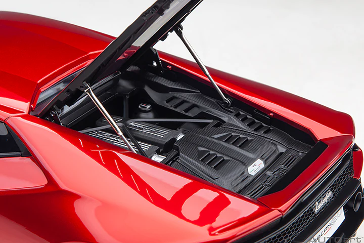 AUTOart 2018 Lamborghini Huracan EVO Rosso Bia (Metallic Red) 1:18 - Image 17