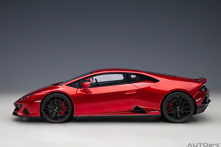 AUTOart 2018 Lamborghini Huracan EVO Rosso Bia (Metallic Red) 1:18 - Image 3