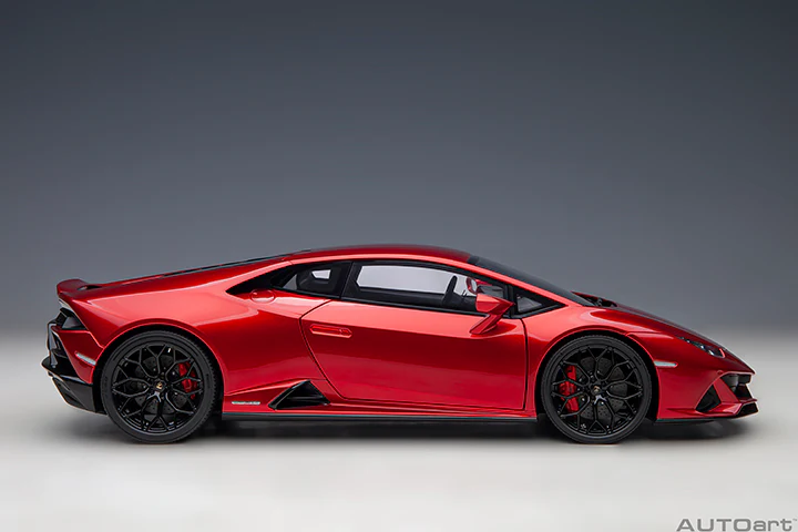 AUTOart 2018 Lamborghini Huracan EVO Rosso Bia (Metallic Red) 1:18 - Image 4