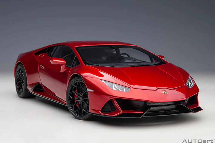 AUTOart 2018 Lamborghini Huracan EVO Rosso Bia (Metallic Red) 1:18 - Image 7