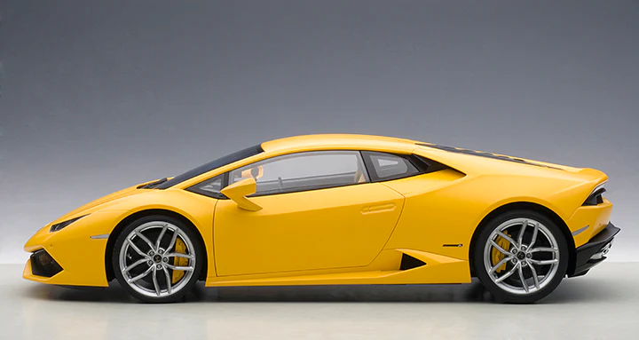 AUTOart Lamborghini Huracan LP610-4 Giallo Horus (Matte Yellow) 1:12 - Image 3