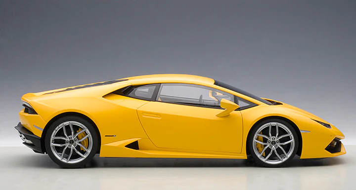 AUTOart Lamborghini Huracan LP610-4 Giallo Horus (Matte Yellow) 1:12 - Image 4