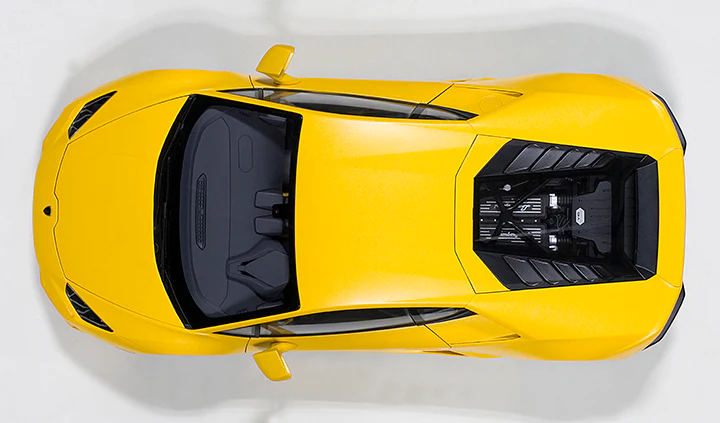 AUTOart Lamborghini Huracan LP610-4 Giallo Horus (Matte Yellow) 1:12 - Image 7