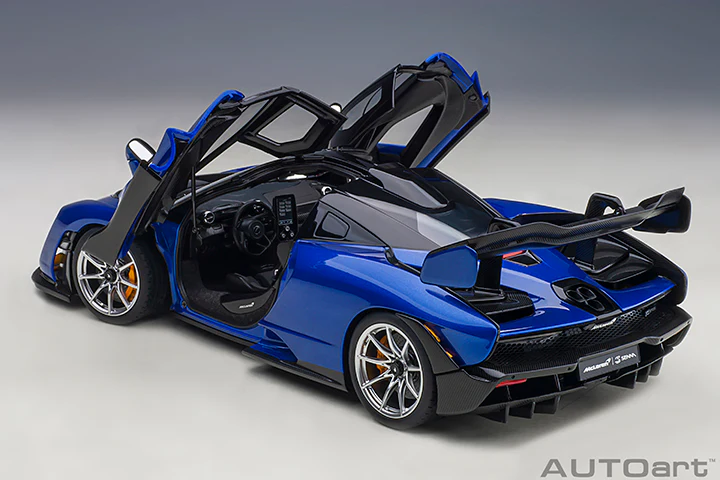 AUTOart Mclaren Senna Trophy Kyanos Blue 1:18 - Image 10