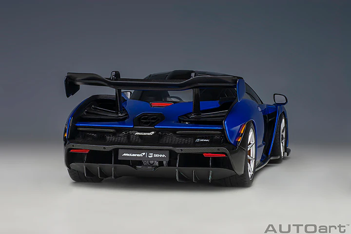 AUTOart Mclaren Senna Trophy Kyanos Blue 1:18 - Image 14