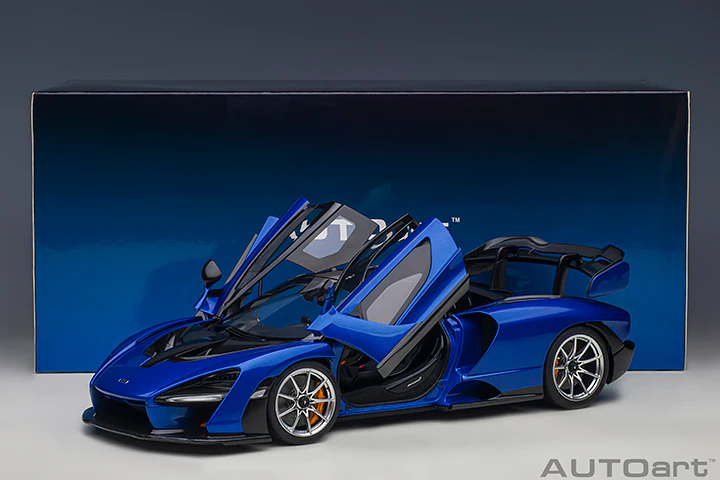 AUTOart Mclaren Senna Trophy Kyanos Blue 1:18 - Image 15