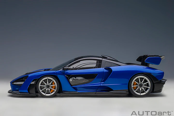 AUTOart Mclaren Senna Trophy Kyanos Blue 1:18 - Image 3