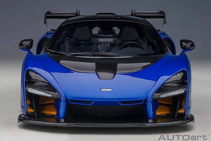 AUTOart Mclaren Senna Trophy Kyanos Blue 1:18 - Image 5