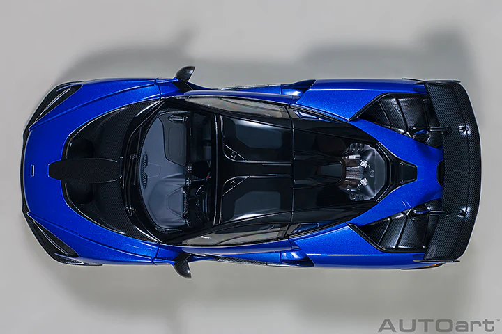 AUTOart Mclaren Senna Trophy Kyanos Blue 1:18 - Image 7