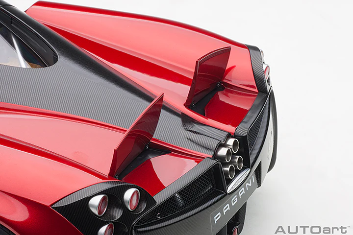 AUTOart Pagani Huayra Red Metallic w/ Silver Wheels 1:12 - Image 10