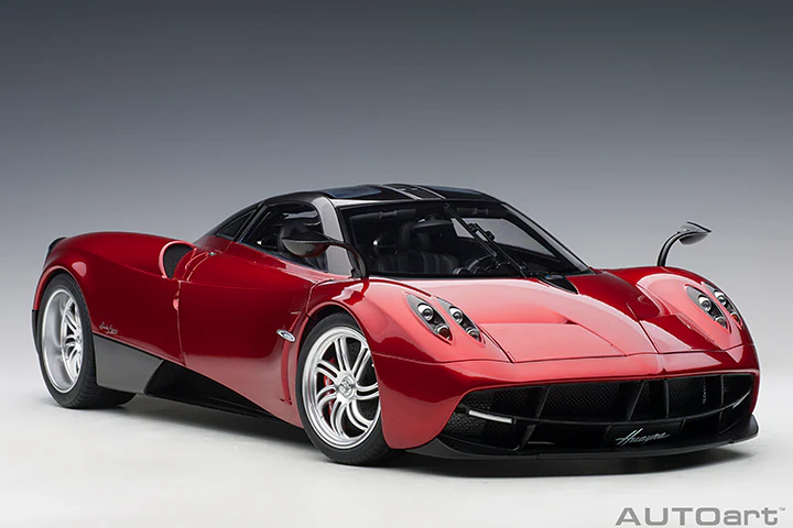 AUTOart Pagani Huayra Red Metallic w/ Silver Wheels 1:12 - Image 12