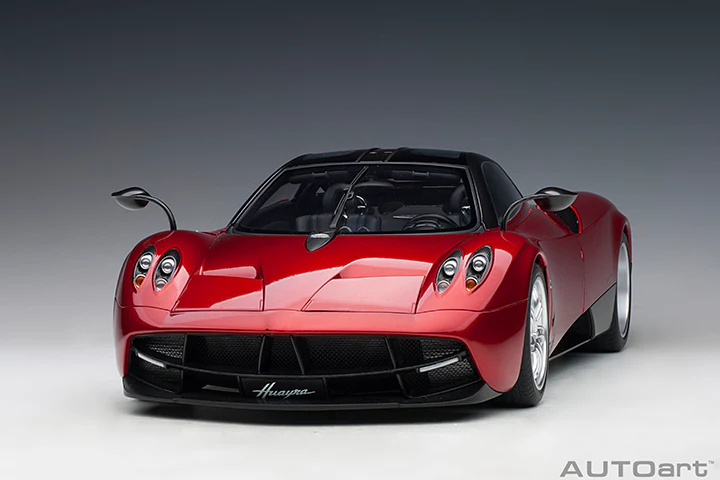 AUTOart Pagani Huayra Red Metallic w/ Silver Wheels 1:12 - Image 14