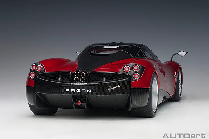 AUTOart Pagani Huayra Red Metallic w/ Silver Wheels 1:12 - Image 15
