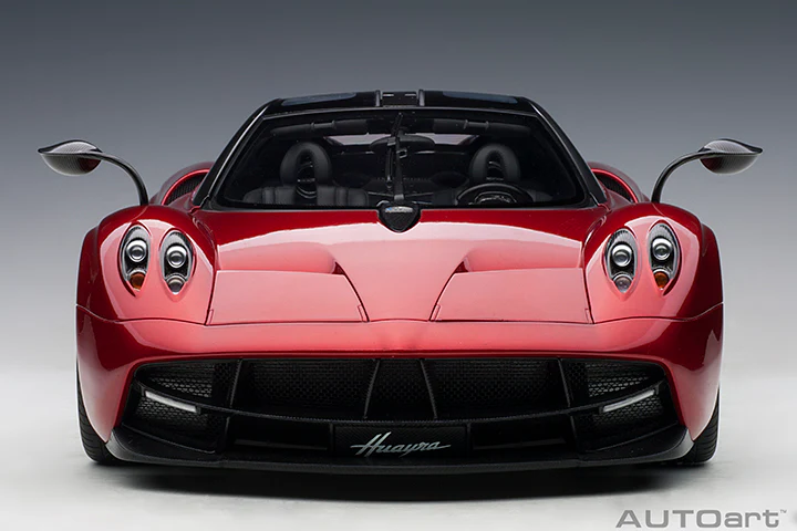 AUTOart Pagani Huayra Red Metallic w/ Silver Wheels 1:12 - Image 5
