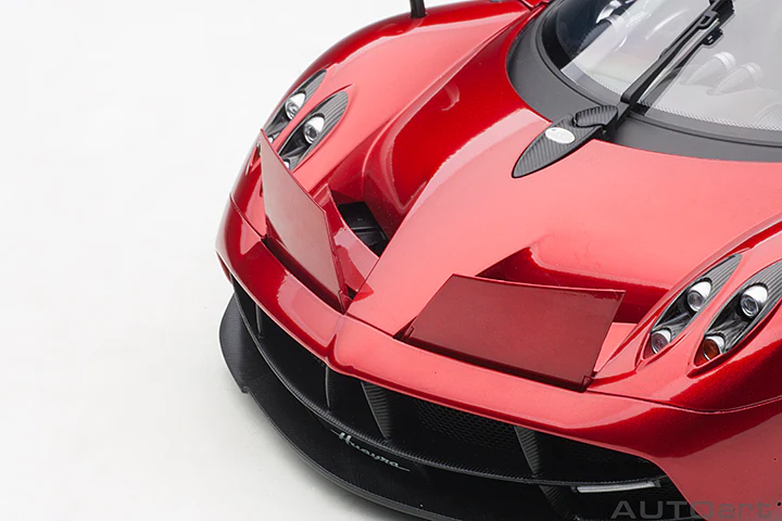 AUTOart Pagani Huayra Red Metallic w/ Silver Wheels 1:12 - Image 9
