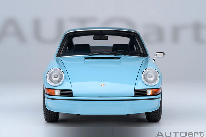 AUTOart Porsche 911 Carrera 2.7 RS Gulf Blue w/ Black Deco and Wheels 1:18 - Image 5