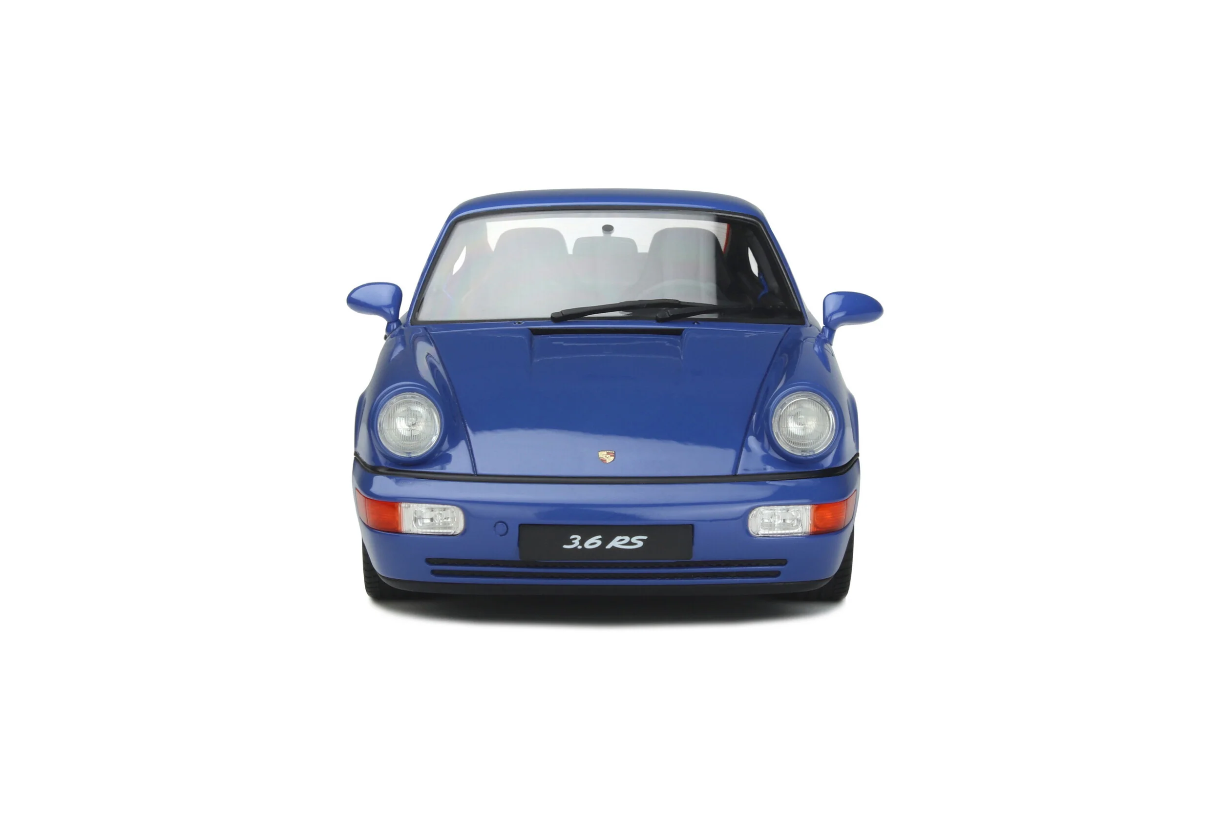 GT Spirit 1992 Porsche 911 (964) RS Coupe Maritime Blue 1:18 - Image 4