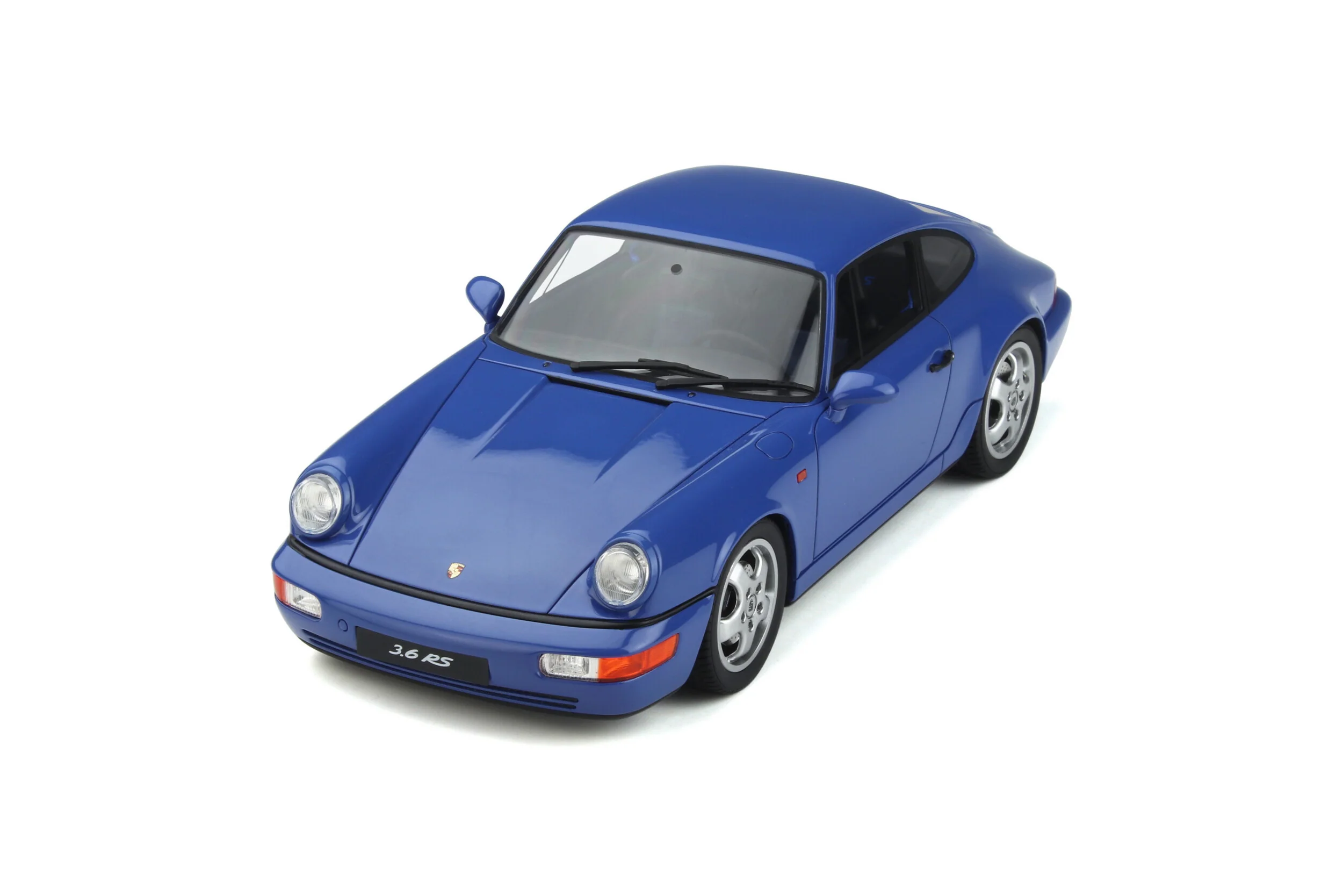 GT Spirit 1992 Porsche 911 (964) RS Coupe Maritime Blue 1:18 - Image 6