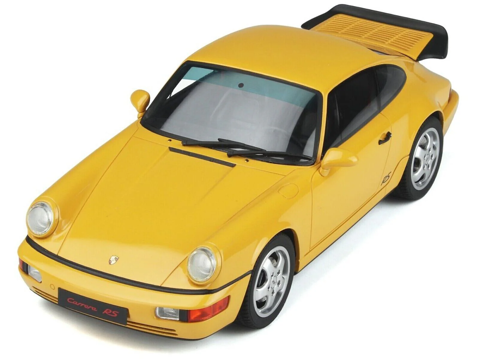 GT Spirit 1993 Porsche 911 Carrera (964) RS America Yellow 1:18 Resin - Image 4