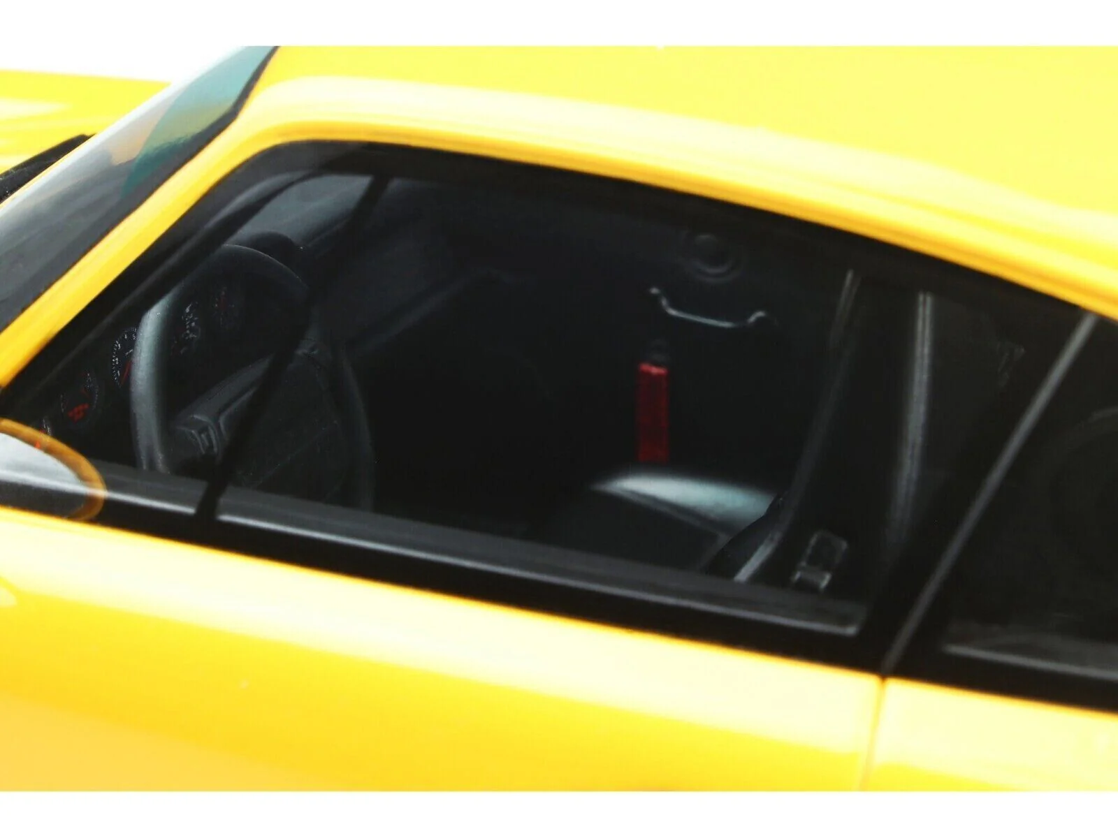 GT Spirit 1993 Porsche 911 Carrera (964) RS America Yellow 1:18 Resin - Image 6