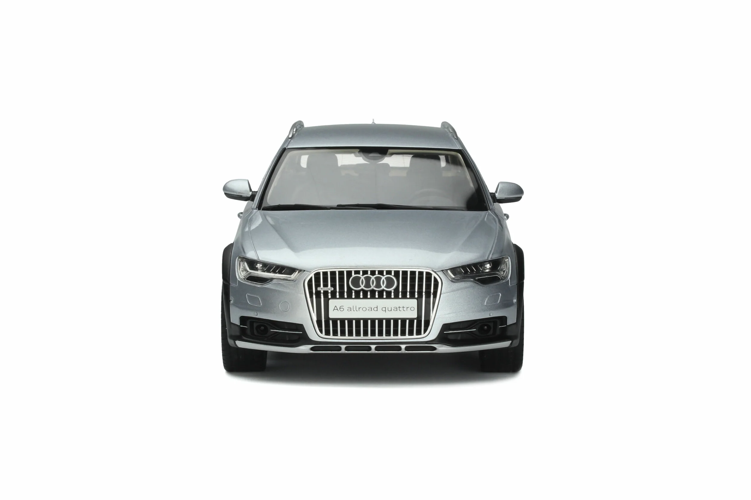 GT Spirit 2019 Audi A6 (C7) Allroad Quattro Avant Floret Silver Metallic 1:18 - Image 4