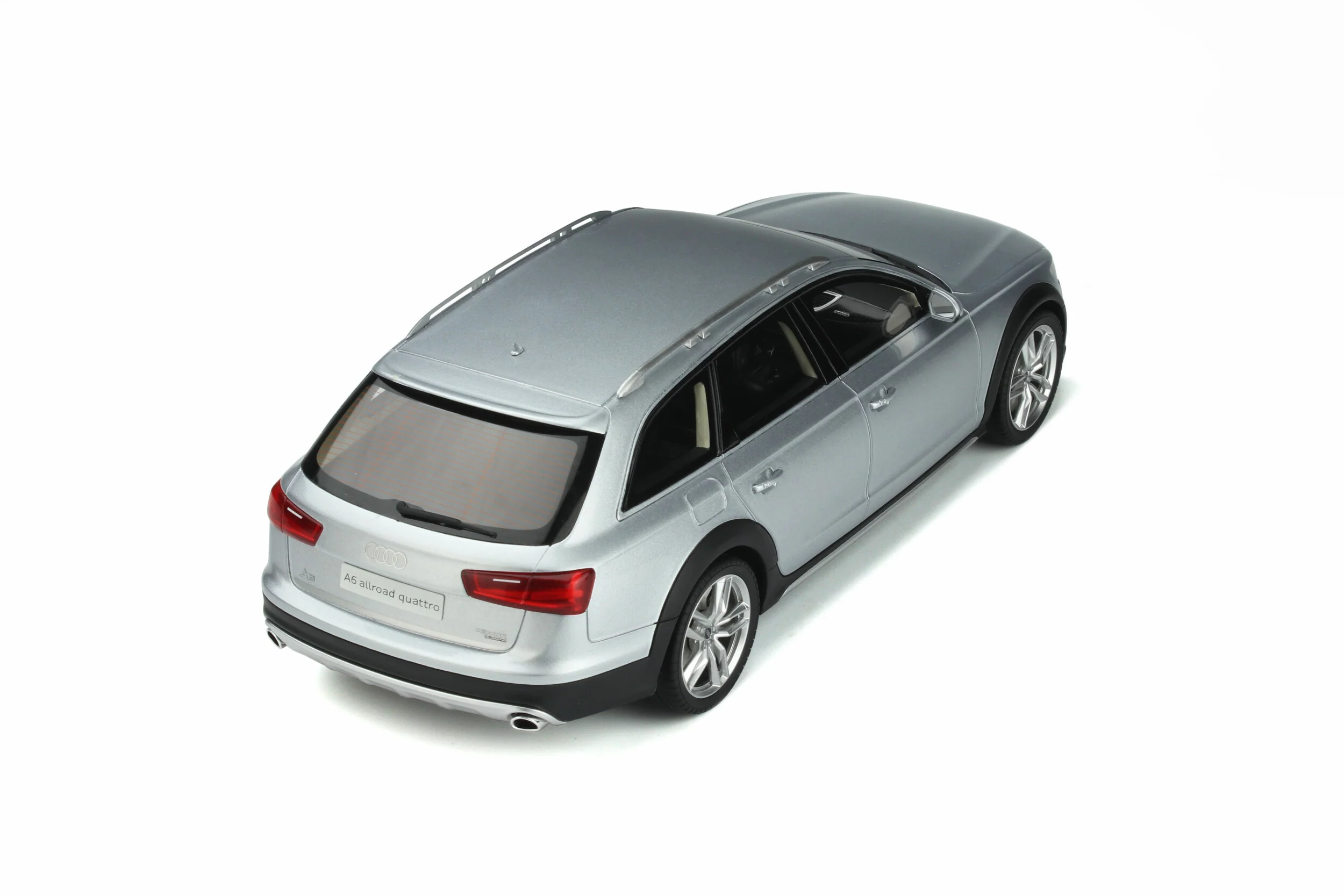 GT Spirit 2019 Audi A6 (C7) Allroad Quattro Avant Floret Silver Metallic 1:18 - Image 7