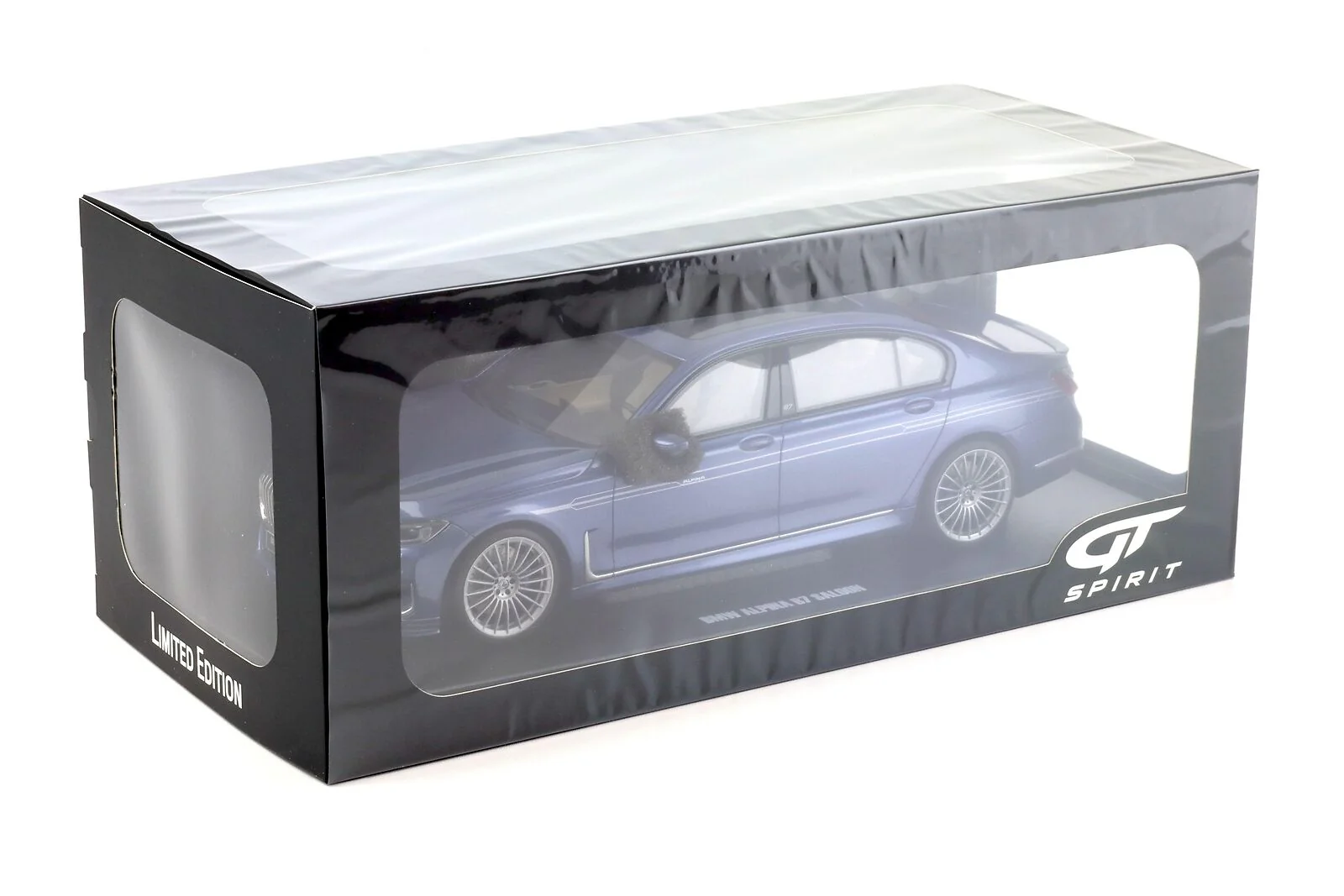 GT Spirit 2022 Alpina B7 Sedan 7 Series Blue 1:18 - Image 4