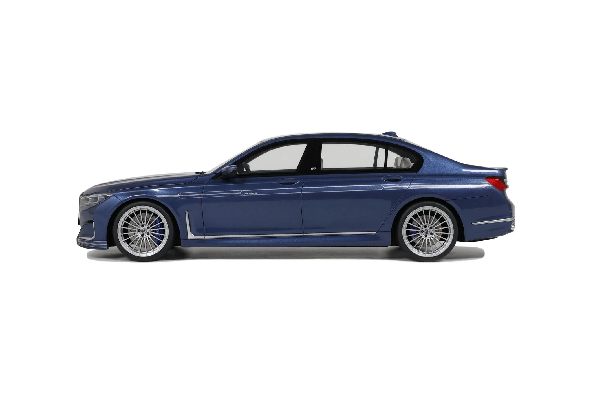 GT Spirit 2022 Alpina B7 Sedan 7 Series Blue 1:18 - Image 7