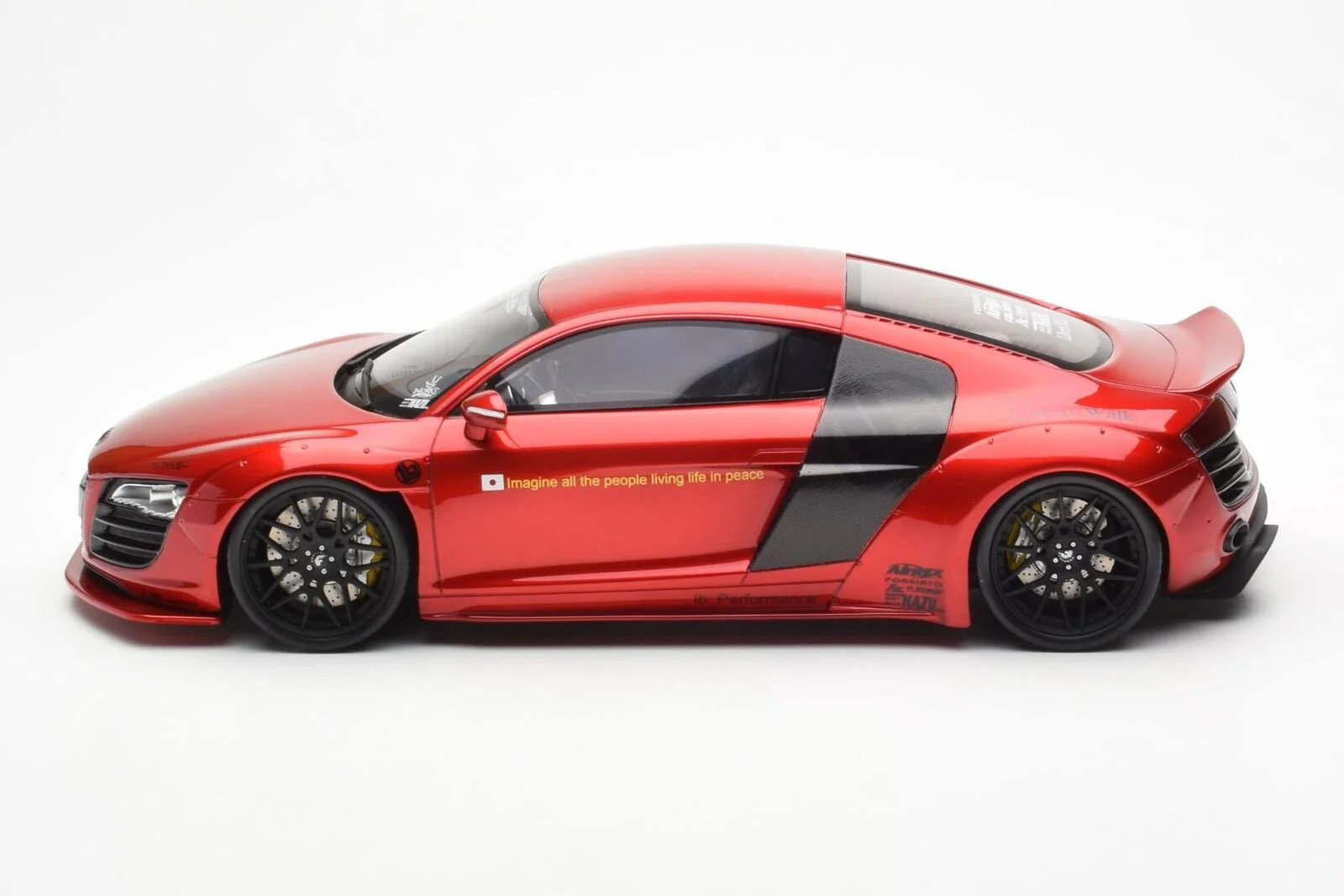 GT Spirit 2022 Audi R8 LB Works Candy Red 1:18 Resin - Image 3